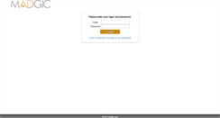 Desktop Screenshot of partner.madgic.com